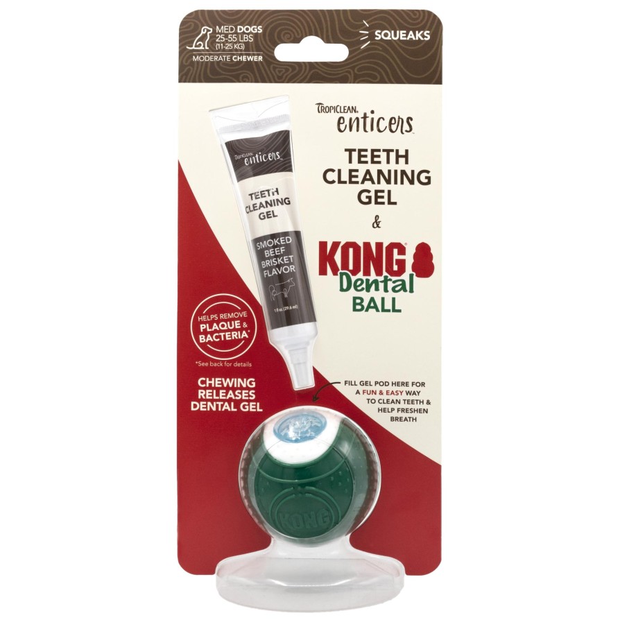 Enticers Gel 35ml Καπνιστό Μοσχαρίσιο Ψαρονέφρι & Kong Ball KONG