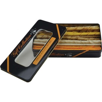BRAVO DELUXE TIN BOX MIX TWISTED STICKS 12,5cm *προς Κ*