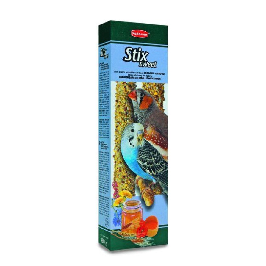 PADOVAN STIX SWEET COCORITE/ESOTICI 80GR ΓΙΑ ΟΛΑ ΤΑ ΠΤΗΝΑ