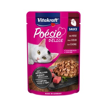 VITAKRAFT Poésie DéliSauce με Καρδίες 85gr