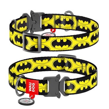 "BATMAN LOGO" METAL FASTEX: 20mm X 50-80cm