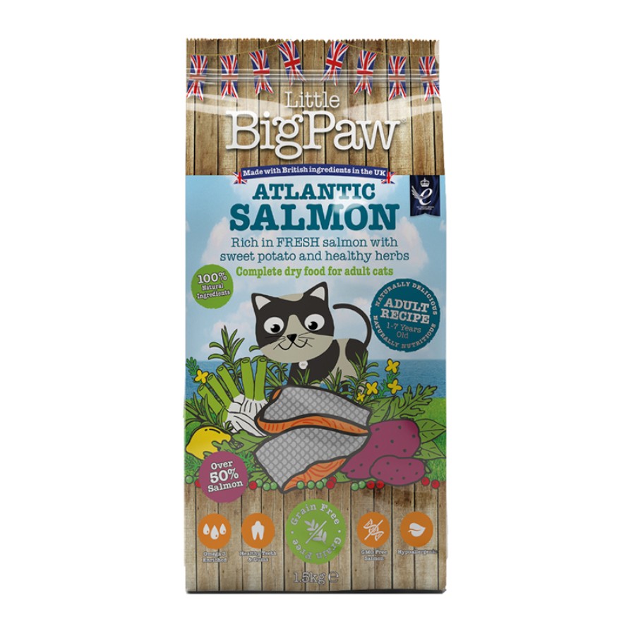LBP DryCat Adult Atl.Salmon1.5kg ΞΗΡΑ ΤΡΟΦΗ