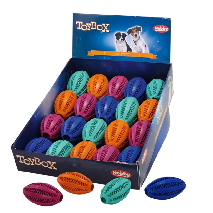 NOBBY DISPLAY RUBBER DENTAL RUGBY BALL ΜΠΑΛΑΚΙΑ