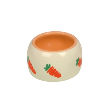 NOBBY ΚΕΡΑΜΙΚΟ ΠΙΑΤΟ CARROT Beige-Orange Ø 8cm, 125ml