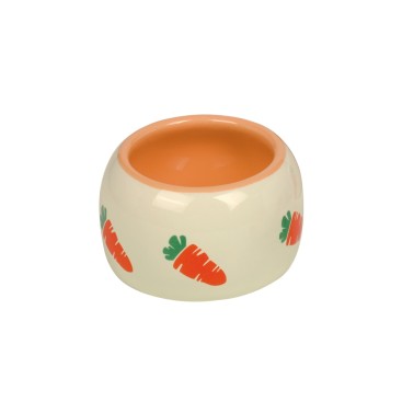 NOBBY ΚΕΡΑΜΙΚΟ ΠΙΑΤΟ CARROT Beige-Orange Ø 8cm, 125ml