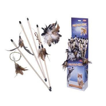 NOBBY-ΞΥΛΙΝΟ ΚΑΛΑΜΙ ΜΕ FEATHER