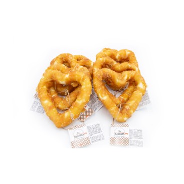 THE BARKERS BBQ CHICKEN HEART DONUT 15CM 150GR