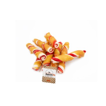 The Barkers Chicken Beef Twist Stick 13cm