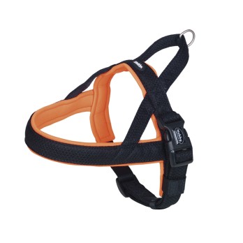NOBBY ΝΟΡΒΗΓΙΚΟ ΕΠΙΣΤΗΘΙΟ MESH PRENO NEON ORANGE L:75-98cm+62cm, W:40/45mm