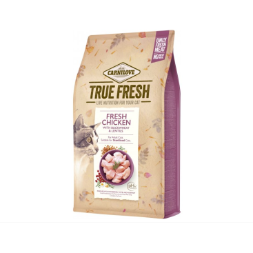 CARNILOVE CAT TRUE FRESH ADULT STERILISED CHICKEN 340GR