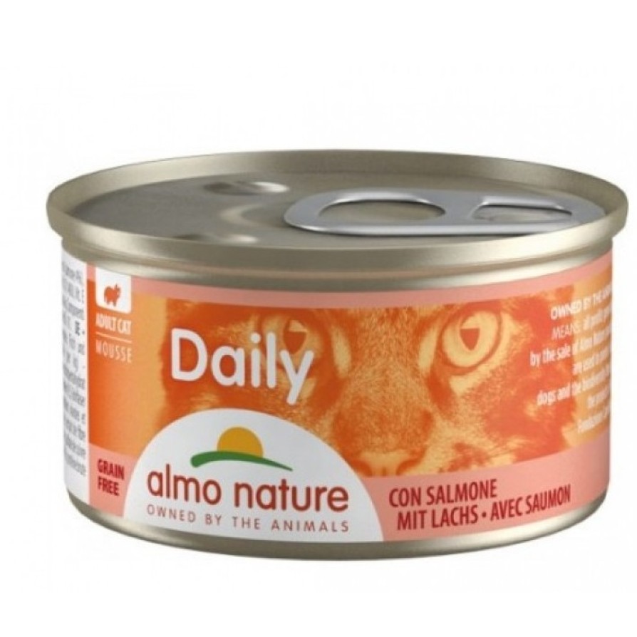 ALMO- PFC DAILY CAT 85, Can, MOUSSE with Salmon ALMO NATURE