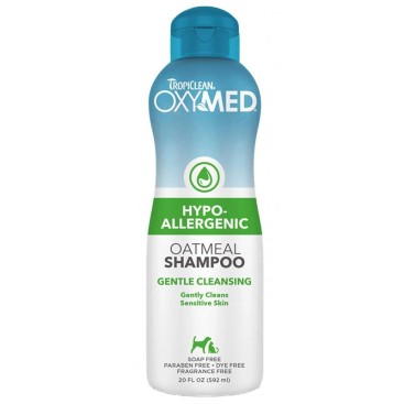 TROPICLEAN Shampoo Oxymed HypoAllergenic Dog Oatmeal 592ml