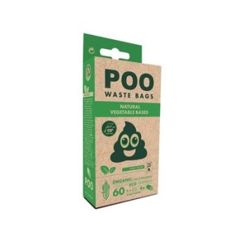 POO DOG WASTE BAGS (60 BAGS)M *προς Κ*