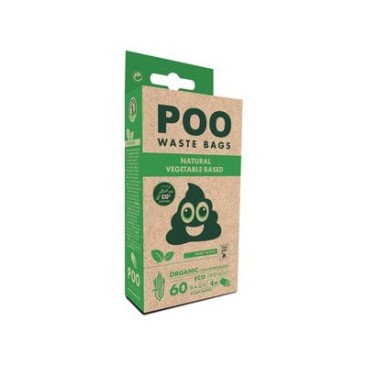 POO DOG WASTE BAGS (60 BAGS)M *προς Κ*
