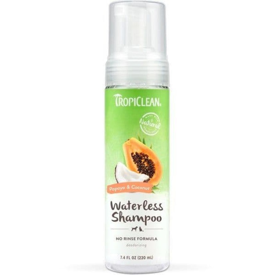 TROPICLEAN ΣΑΜΠΟΥΑΝ WATERLESS PAPAYA 220ML TROPICLEAN
