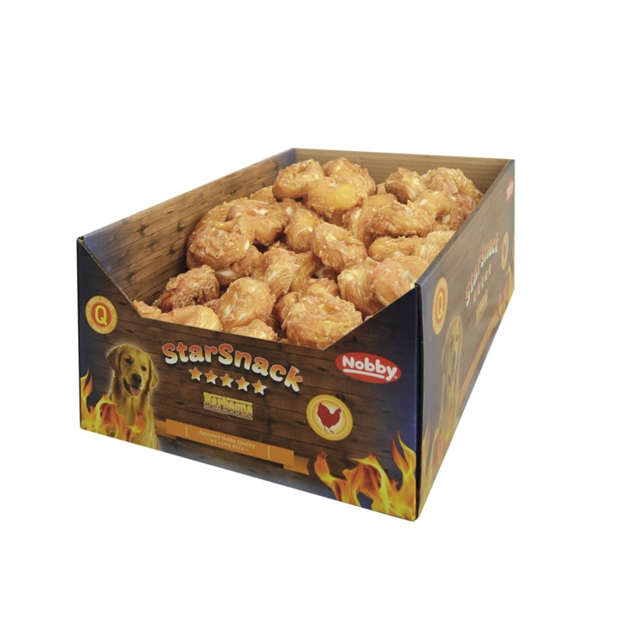 NOBBY-DISPLAY STARSNACK, BBQ Chicken Donut NOBBY