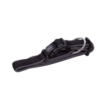 NOBBY ΠΕΡΙΛΑΙΜΙΟ CLASSIC PRENO BLACK-GREY L:25-35cm, W:15/20mm