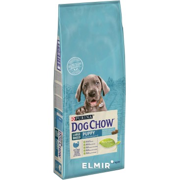 DOG CHOW PUPPY LARGE BREED Γαλοπούλα 14KG