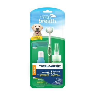 TROPICLEAN FRESH BREATH ORAL CARE KIT LARGE