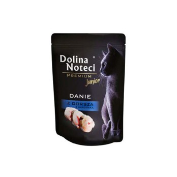 DOLINA KITTEN ΜΠΑΚΑΛΙΑΡΟΣ & ΣΑΡΔΕΛΑ POUCH 85GR