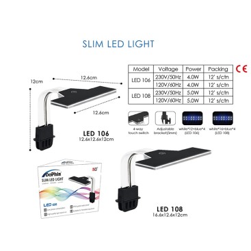 DOPHIN ΦΩΤΙΣΤΙΚΟ LED 108 SLIM LED LIGHT