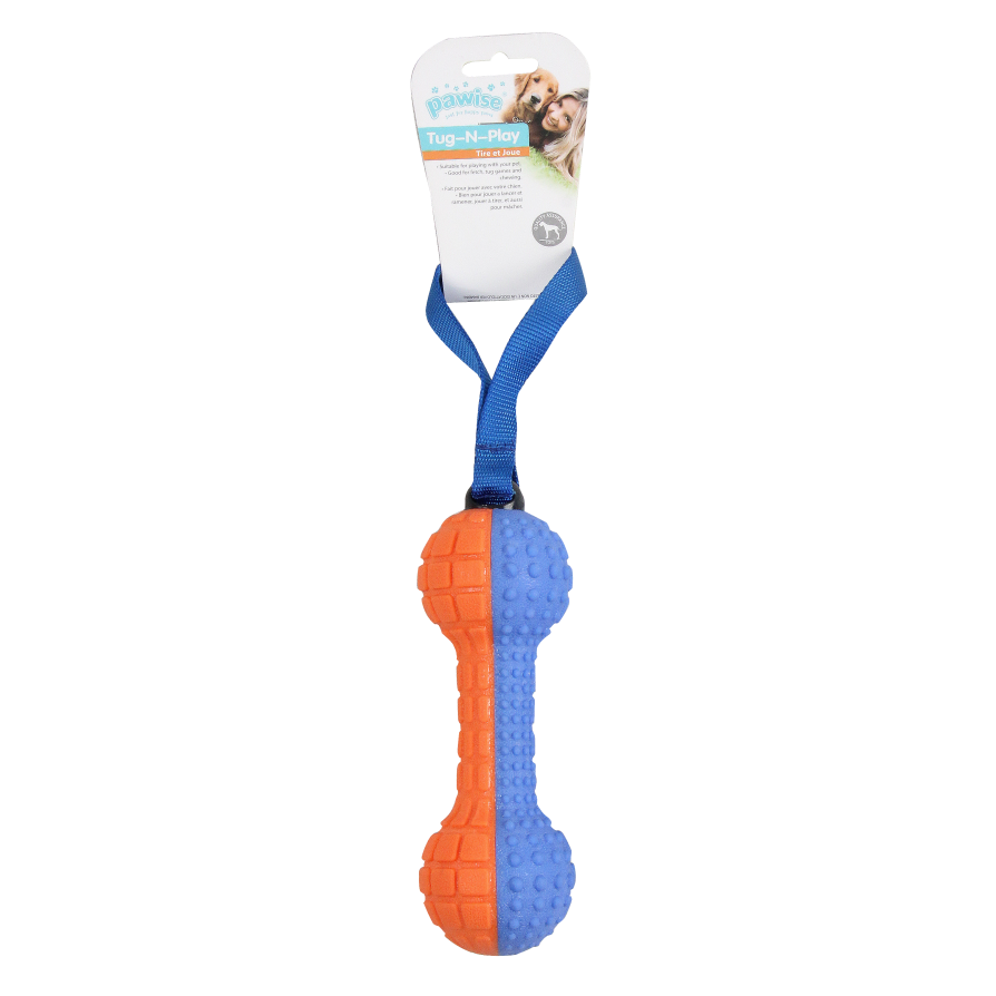 PW Παιχνίδι Σκύλου Squeaky Foam Dumbell με χερούλι PAWISE