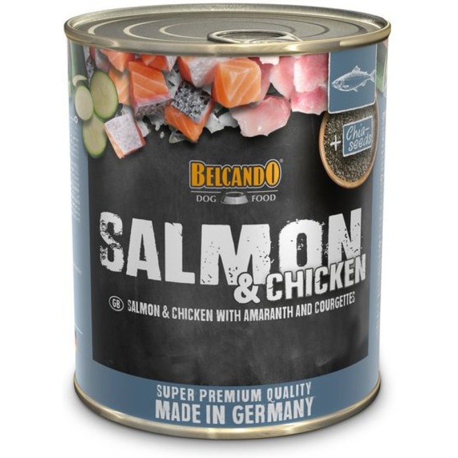 BELCANDO ΚΟΝΣΕΡΒΑ SALMON-CHICKEN-AMARANTH-COURGETTES BELCANDO