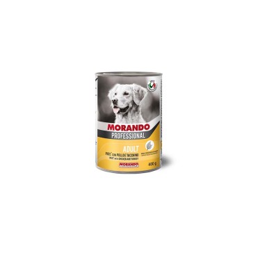 MORANDO PROFESSIONAL DOG PATE με Κοτόπουλο & Γαλοπούλα 400gr