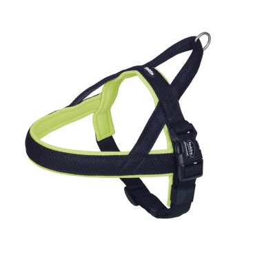 NOBBY ΝΟΡΒΗΓΙΚΟ ΕΠΙΣΤΗΘΙΟ MESH PRENO NEON YELLOW L:68-85cm+54cm, W:40/45mm