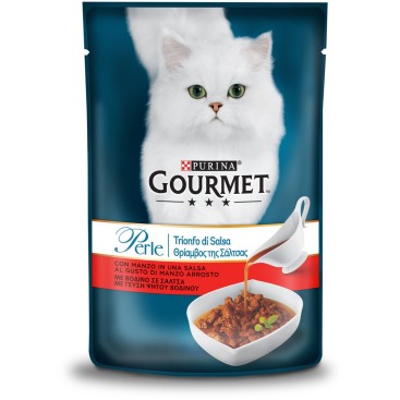 GOURMET PERLE Φιλετάκια ''Θριαμβος της Σάλτσας'' με Ψητό Βοδινό 85GR *προς Κ*