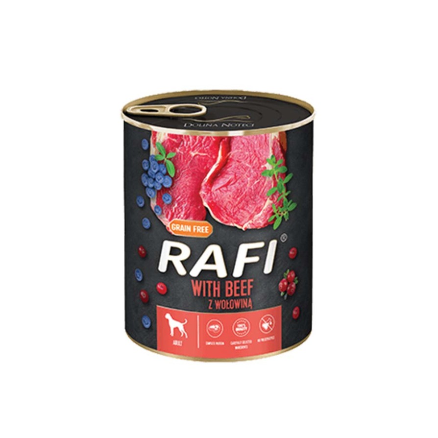 RAFI ADULT ΠΑΤΕ ΒΟΔΙΝΟ, BLUEBERRY & CRANBERRY 800gr RAFI