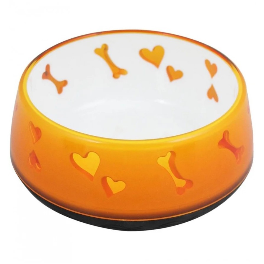 AFP Μπώλ Σκύλου Love S Πορτοκαλί ΠΛΑΣΤΙΚΑ