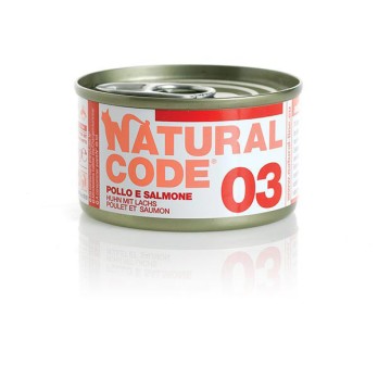 Natural Code Adult Κοτόπουλο & Σολομό 85gr
