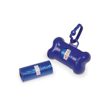 NOBBY SET POOP BAG DISPENSER BONE 2rolls x15