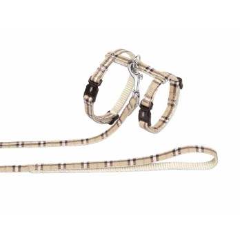 NOBBY SET ΠΕΡΙΛΑΙΜΙΟ & ΛΟΥΡΙ TARTAN BEIGE