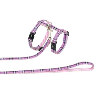 NOBBY SET ΠΕΡΙΛΑΙΜΙΟ & ΛΟΥΡΙ TARTAN ΜΩΒ