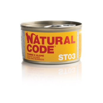 Natural Code Sterilized με Τόνο & Θαλάσσια Φύκια 85GR