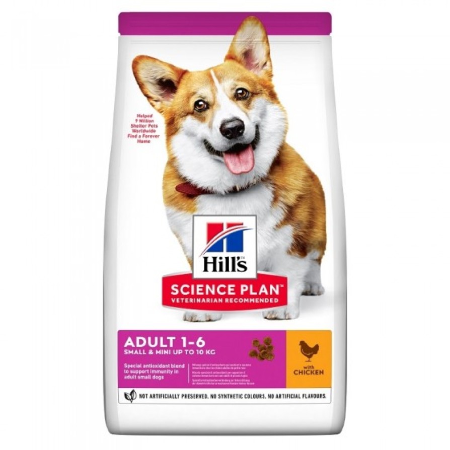 HILL'S SP CA ADULT SMALL & MINI ΚΟΤΟΠΟΥΛΟ 2,5KG+500GR HILLS