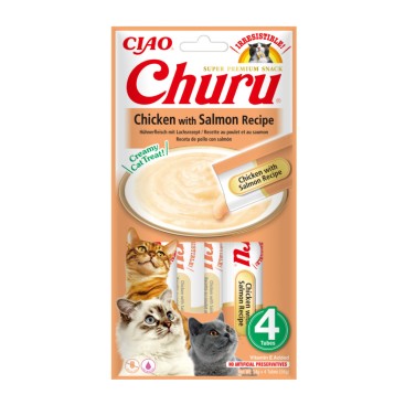 CHURU CAT με Κοτόπουλο & Σολομό 56gr