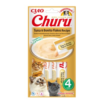 CHURU CAT με Τόνο & BONITO FLAKES 56gr
