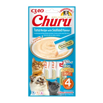 CHURU CAT με Τόνο & Θαλασσινά 56gr