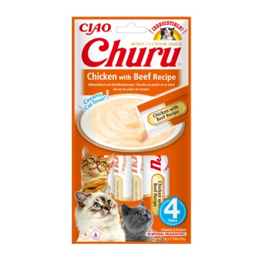 CHURU CAT με Κοτόπουλο & Μοσχάρι 56gr