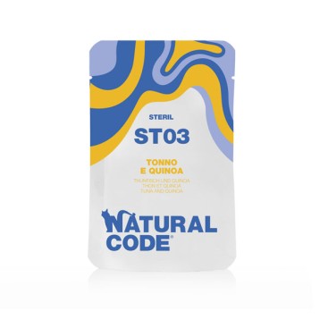 Natural Code Sterilised με Τόνο & Quinoa 70gr