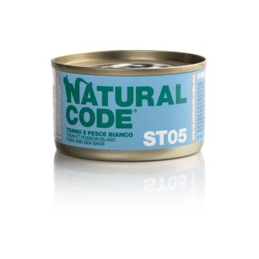 Natural Code Sterilized Τόνος και Λευκά Ψάρια 85gr