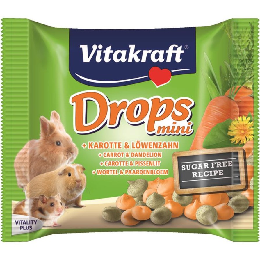 Drops mini Carrot+Dandelion40g VITAKRAFT