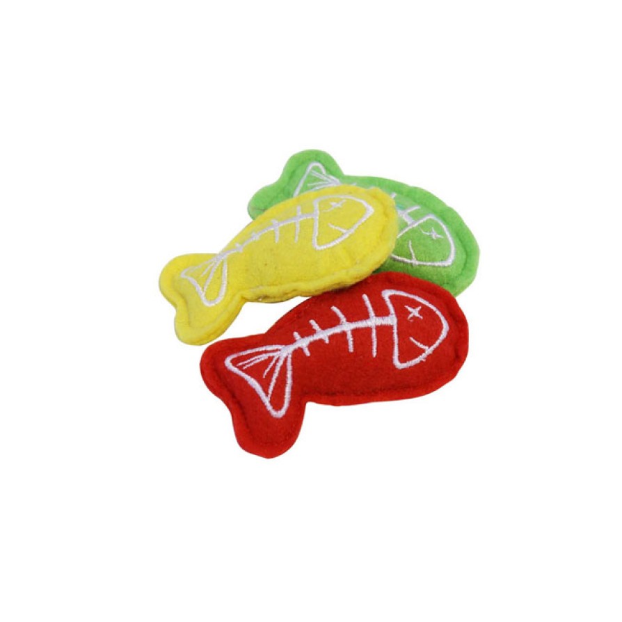 ΠΑΙΝΧΙΔΙ ΓΑΤΑΣ CATCH OF THE DAY ΜΕ CAT NIP 3ΤΕΜ ΔΙΑΦΟΡΑ