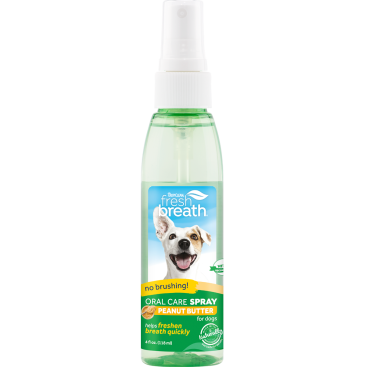 TROPICLEAN Fresh Breath Oral Care Spray Φυστικοβούτυρο 118ml