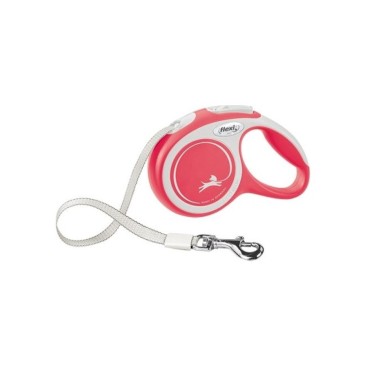 FLEXI Comfort Ιμάντας Mini Κόκκινο Πτυσσόμενος Οδηγός 3m εως 12kg