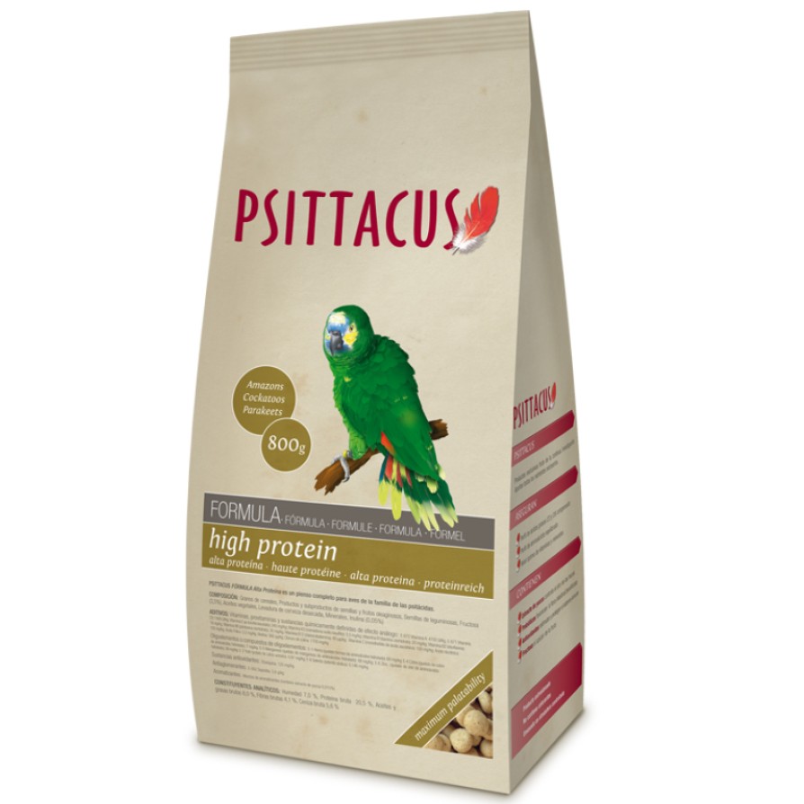 MAINT HIGH PROTEIN FORM 800GR PSITTACUS