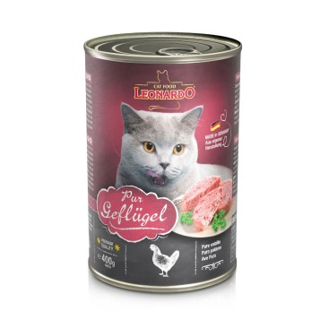 LEONARDO CAT Pate με Πουλερικά 400gr